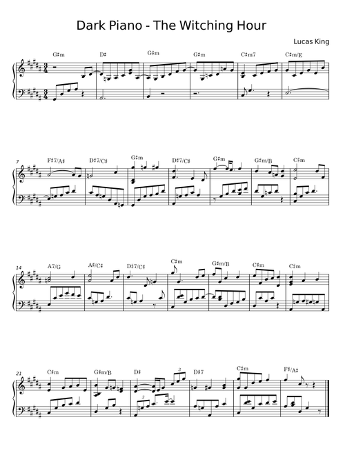 Dark Piano - Lucas King