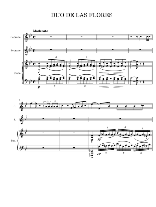 The Flower Duet – Léo Delibes DUO DE LAS FLORES voz y piano