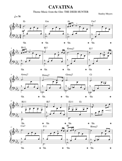 Cavatina piano in Eb major