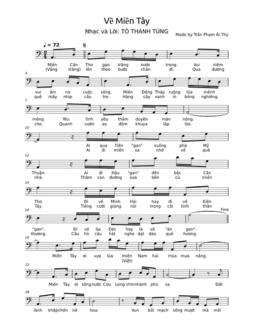 Về Miền Tây – Thanh Tùng