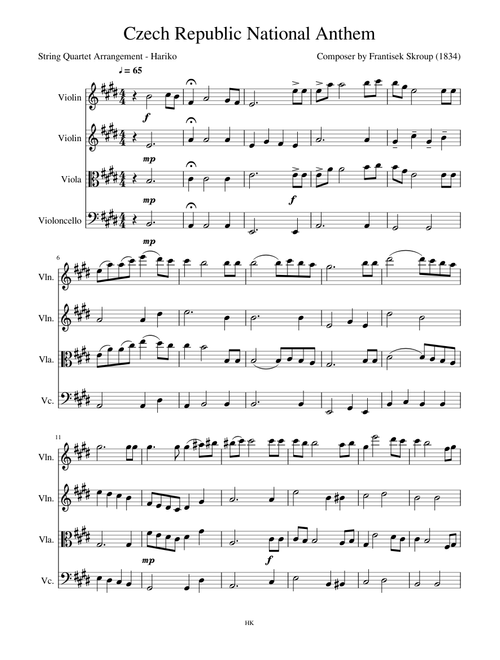 Czech Republic National Anthem