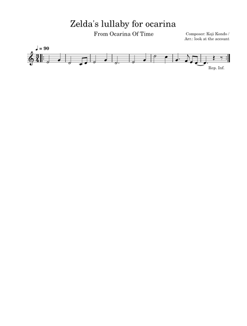 Zelda's Lullaby (Ocarina)