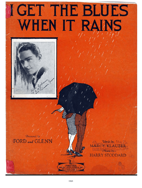 I Get The Blues When It Rains – Harry Stoddard