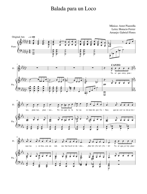 Balada para un Loco  - Piazzolla 