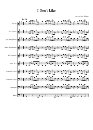 Luke Rios I Don't Like- Chief Keef Sheet Music for Piano (Solo) easy | MuseScore.com