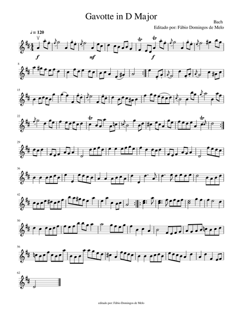 Gavotte in D Major