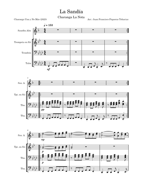 La Sandía - Charanga La Nota