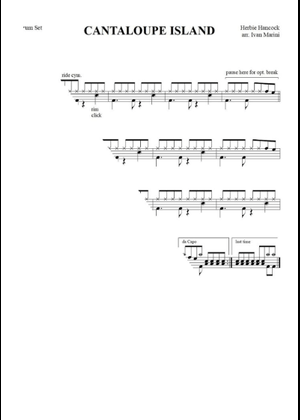 Cantaloupe Island (Arr. Ivan Marini) - Herbie Hancock (Drums)