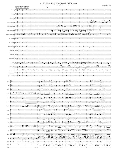 A Little Party Never Killed Nobody (For Marching Band) 