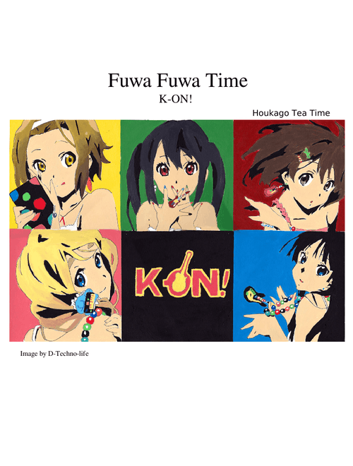 Free K-on sheet music | Anime hub | Download PDF or print on