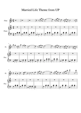 Married life piano midi hotsell