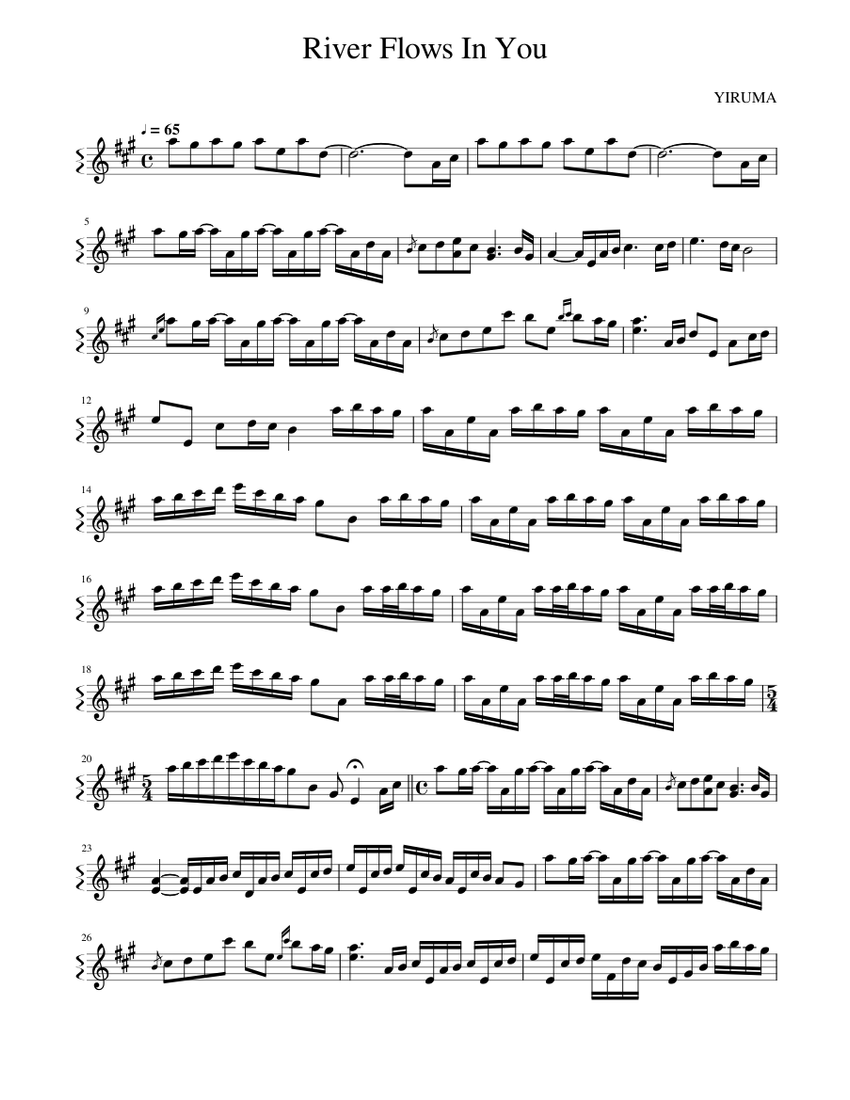 A river runs through you piano new arrivals