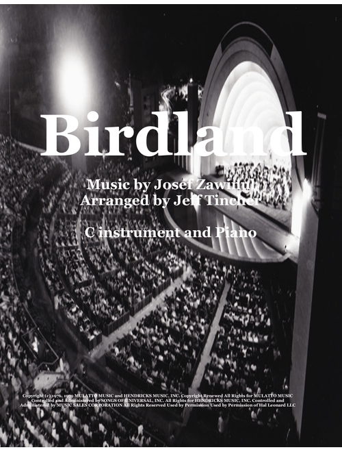 Birdland (Arr. Jeff Tincher) - Manhattan Transfer (Flute and Piano)