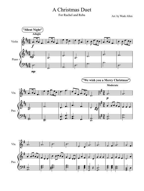A Christmas Duet (Easy)