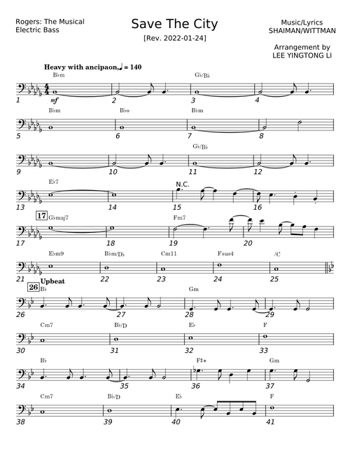 Save the City - Marc Shaiman and Scott Wittman