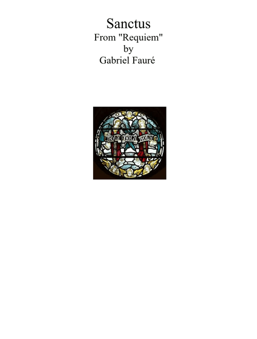 Sanctus from Fauré Requiem