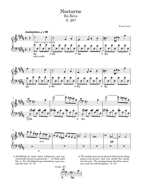 Nocturne "En Rêve"