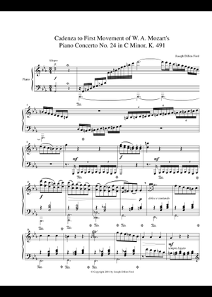 MOZART - Piano Concerto No. 24 in C minor, K. 491 (Mvt I