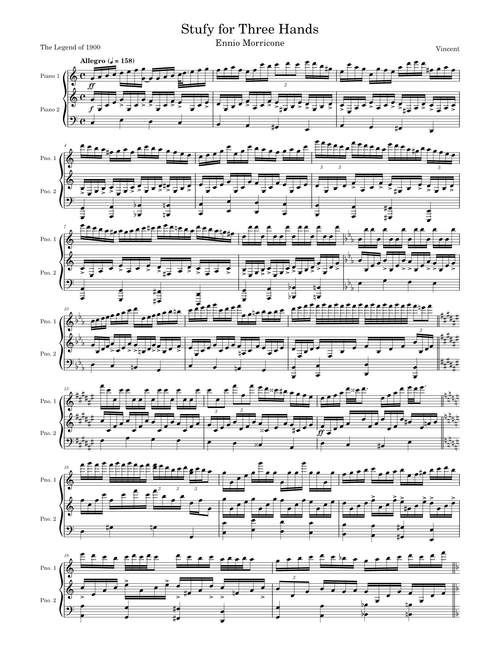 Ennio Morricone - Study for Three Hands