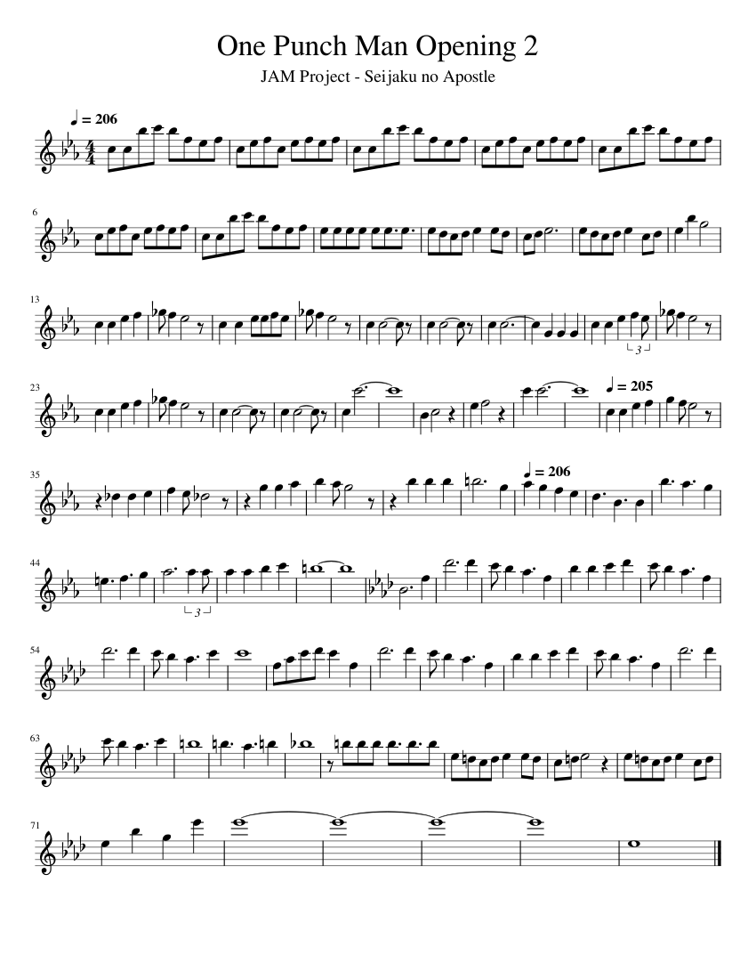 one-punch-man-opening-2-sheet-music-for-flute-solo-musescore