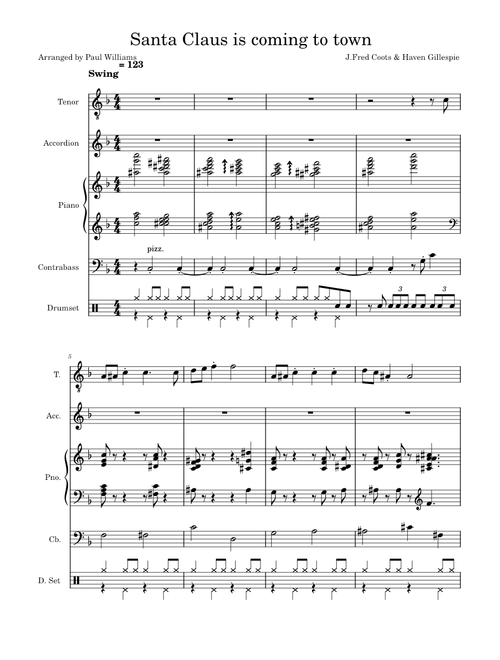 Santa claus is coming to town – John Frederick Coots Santa Claus is coming to town