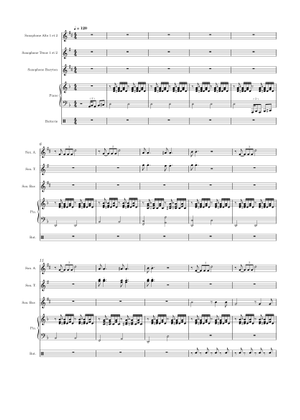 La Seine – Vanessa Paradis Sheet Music for Piano, Flute, Viola