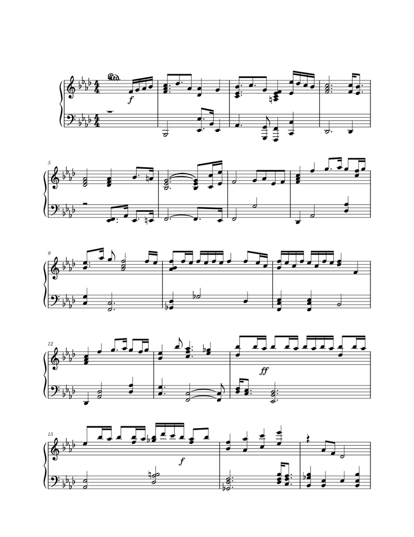 Doughnut Twice Sheet music for Piano (Solo)