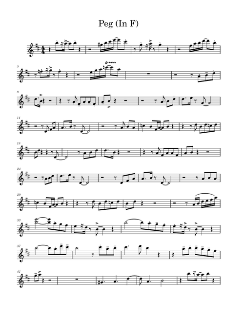 Peg – Steely Dan Peg -