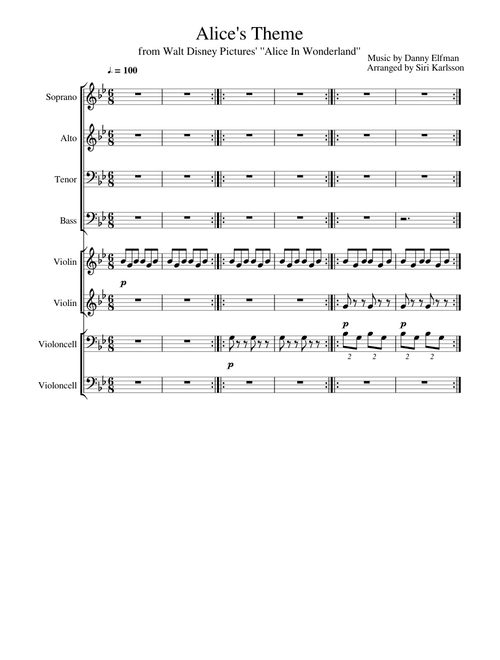Alice in Wonderland - Alice's Theme