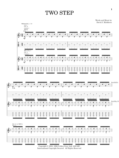 Tripping Billies - Dave Matthews Band (Easy Guitar)