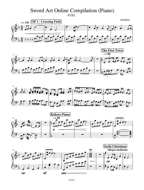 Sword Art Online Compilation (Piano)