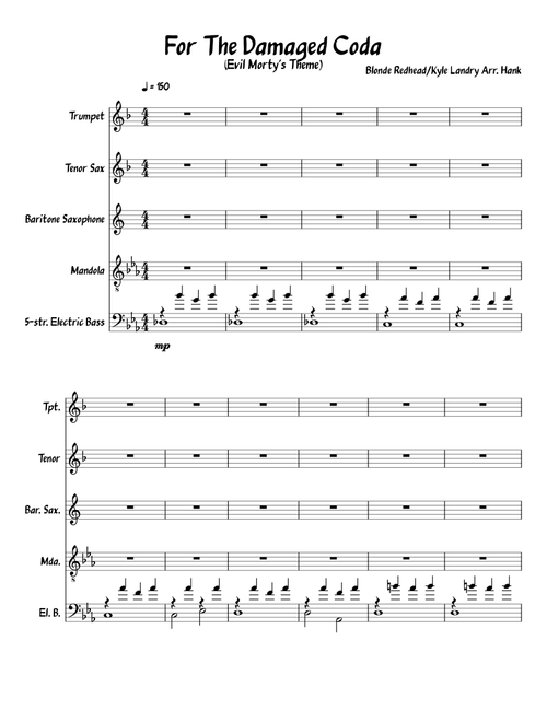 For The Damaged Coda (Evil Morty Theme)