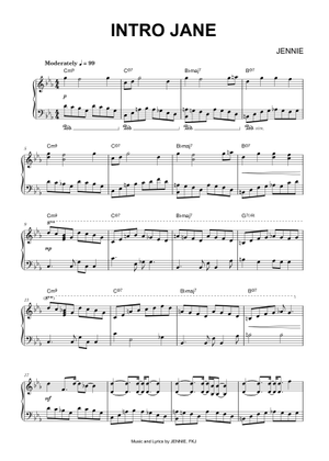 Play Official version of Intro : JANE with FKJ Sheet Music by FKJ ...