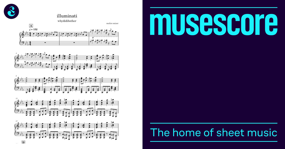 illuminati Sheet Music for Piano (Solo) | MuseScore.com