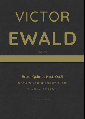 Brass Quintet No.2, Op.6 - Victor Ewald Sheet Music for Piano