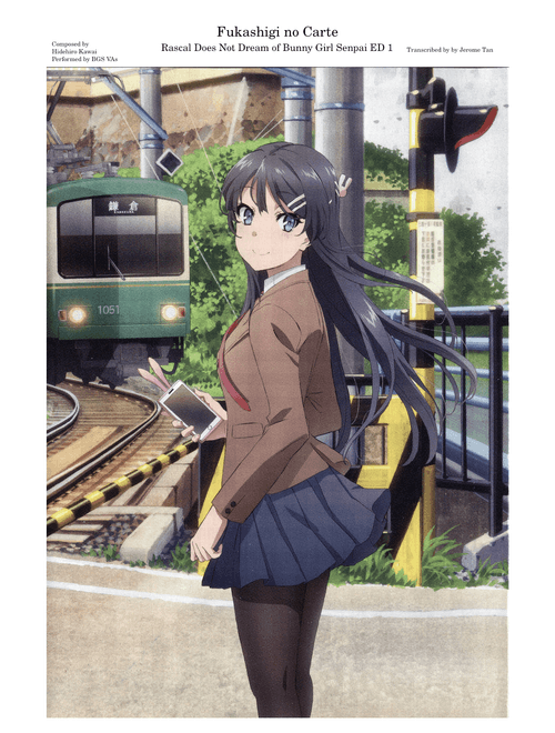 【Bunny Girl Senpai ED 1】【Fukashigi no Carte】