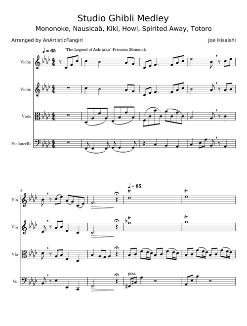 Studio Ghibli Medley - Joe Hisaishi