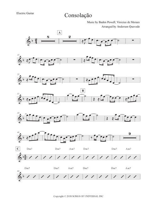 Consolacao (Arr. Anderson Quevedo) - Baden Powell De Aquino (Instrumental Solo)