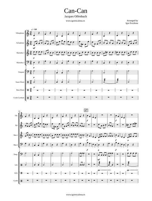 Offenbach - French Cancan – Méthode Manu Maugain