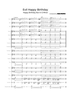 Happy Birthday – Misc Traditional (for wind ensemble) Sheet Music for ...