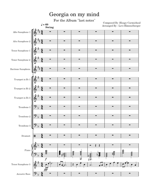 Georgia on my mind – Hoagy Carmichael Georgia on my mind (Big Band)