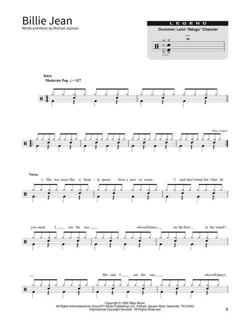 Billie Jean - Michael Jackson (School of Rock - Drums)