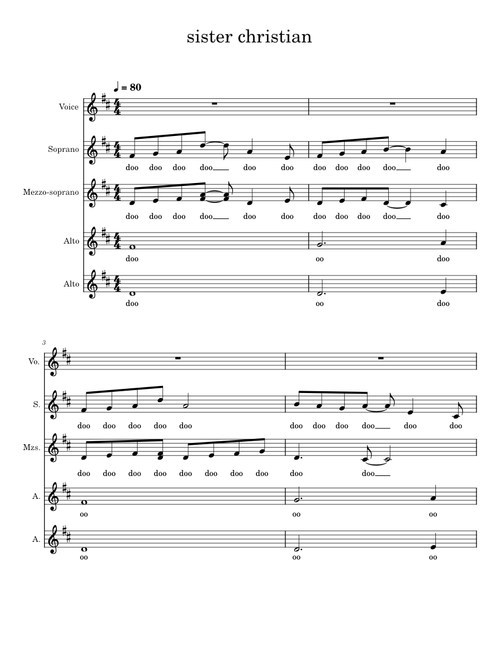 Sister christian – Night Ranger