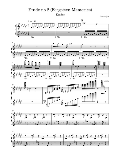 Etude no 2 (forgotten memories)