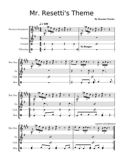 Mr. Resetti's Theme