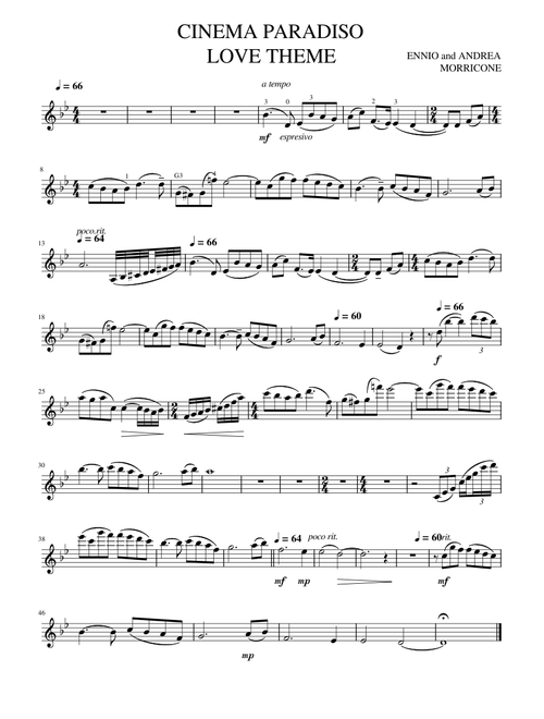Love Theme From Cinema Paradiso – Andrea Morricone CINEMA PARADISO LOVE THEME