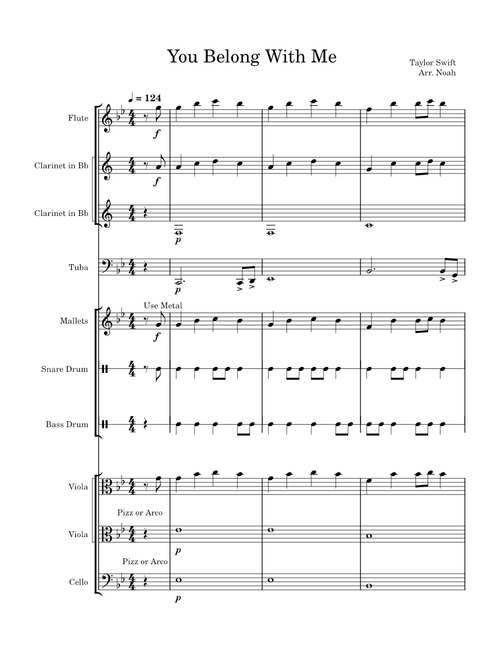 You Belong With Me - Taylor Swift