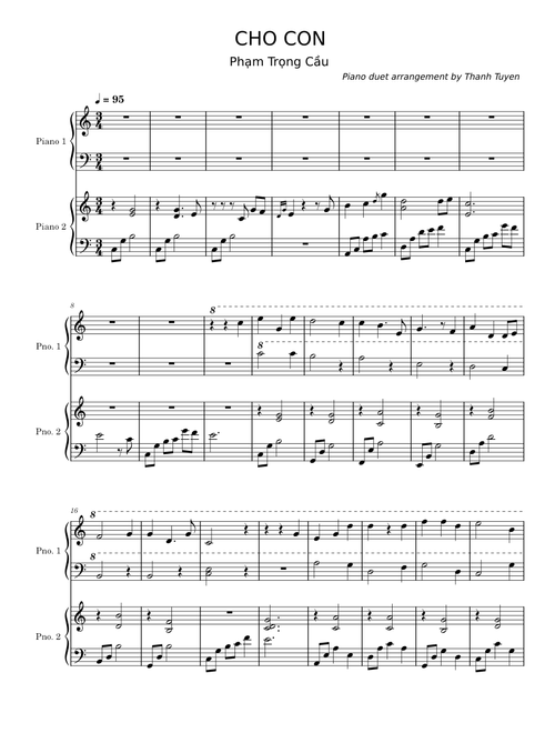 Cho Con – Phạm Trọng Cầu
