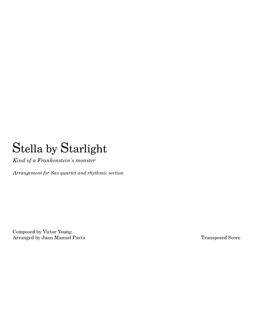 Stella By Starlight – Victor Young & Ned Washington