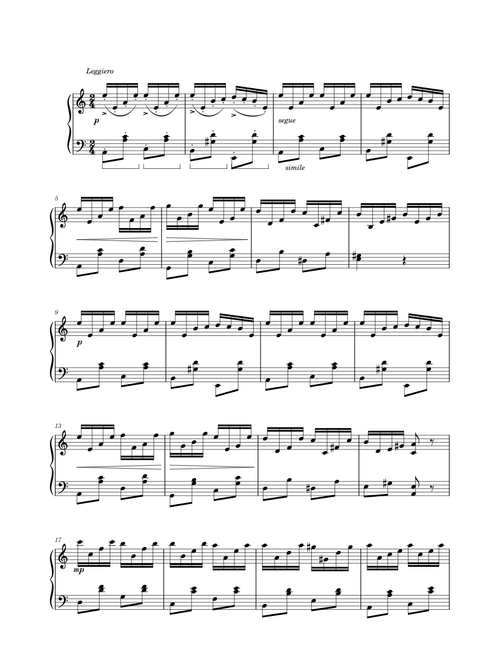 Etude - Jean Sibelius